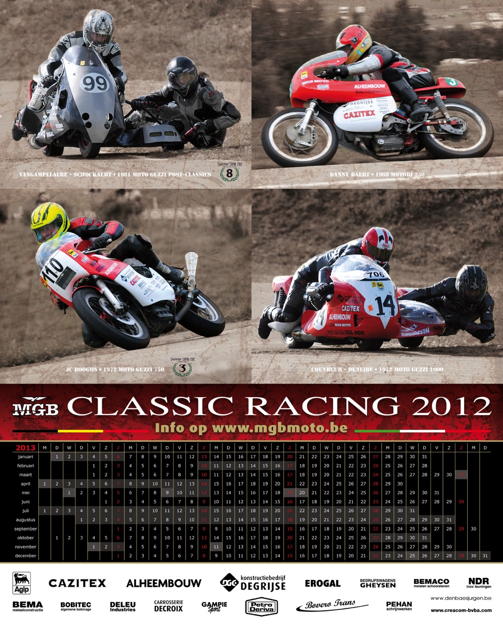 MGB racing 2012 affiche